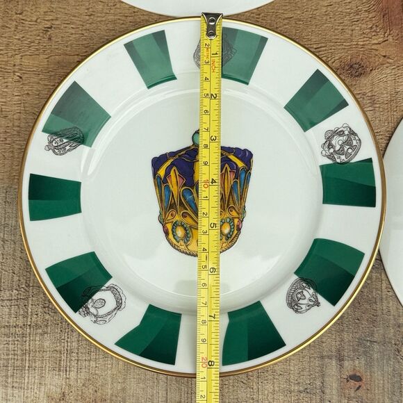 Vintage Neiman Marcus Royal Crown Set of 4 Dessert Plates Japan California 8.25 - Picture 6 of 9